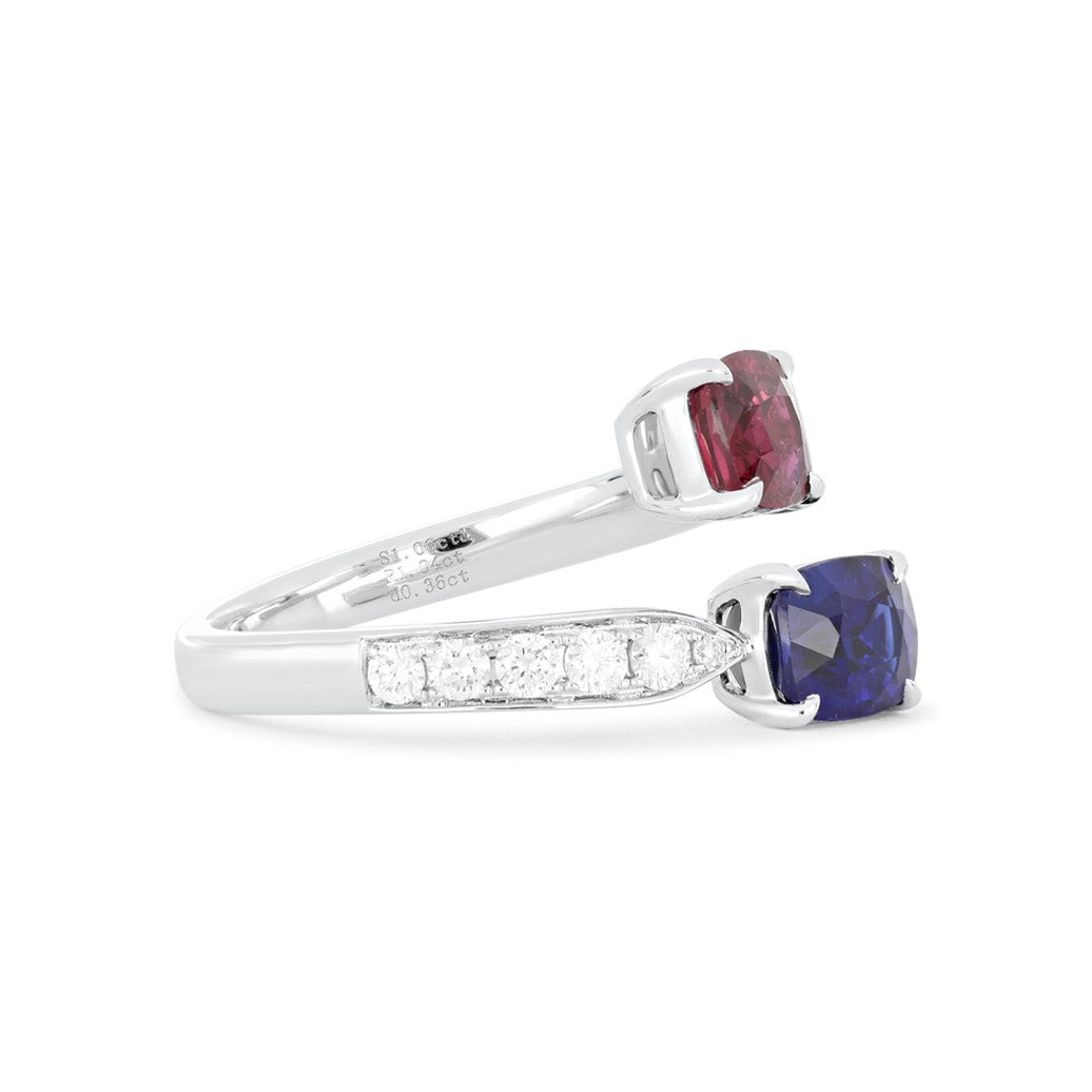 Jennifer Ruby and Sapphire Ring