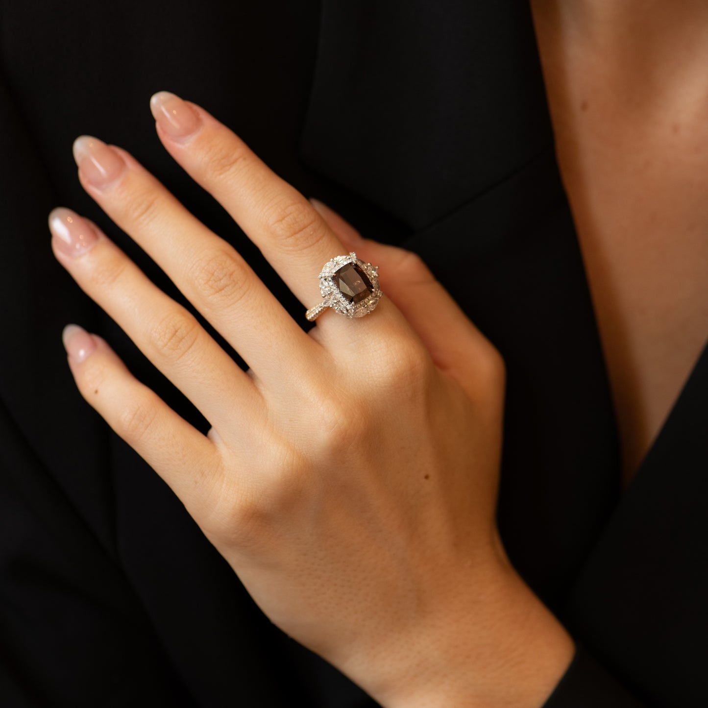 Isadora Chocolate Diamond Ring