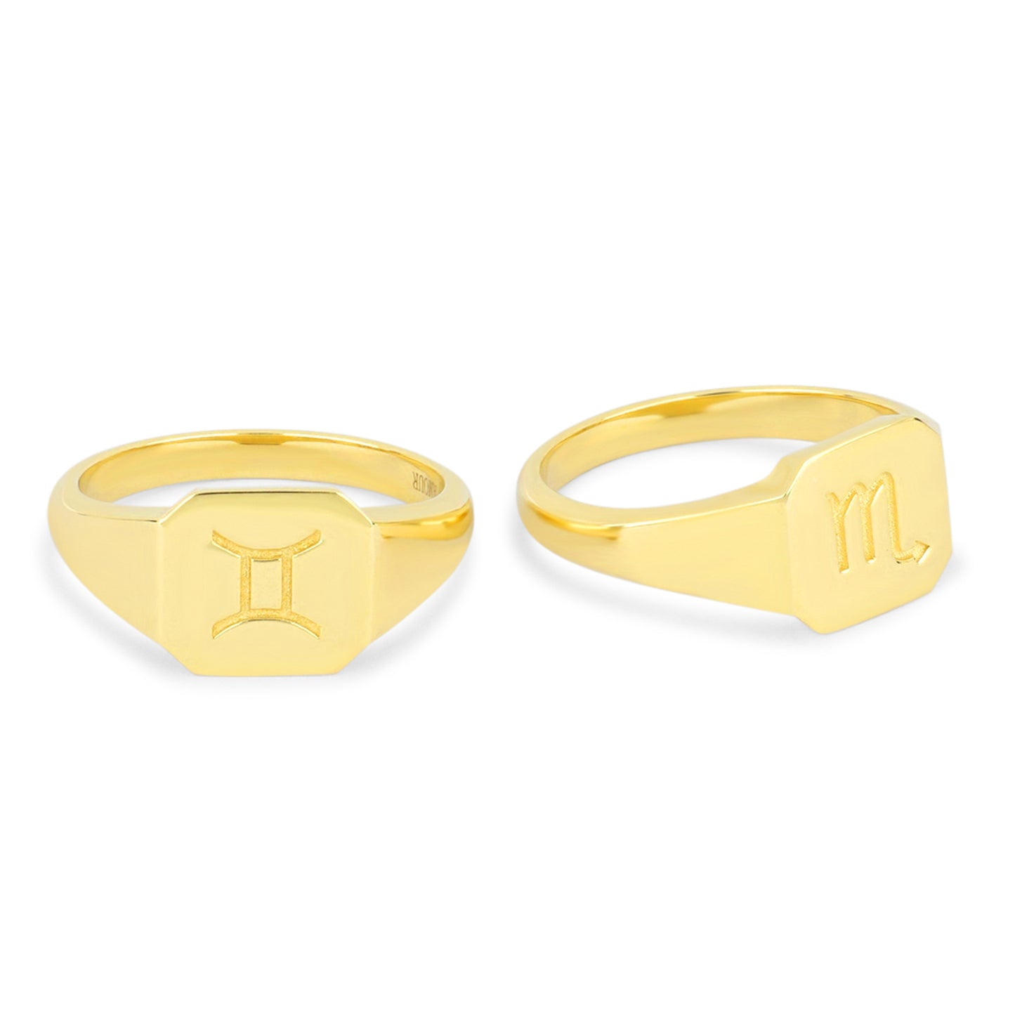 Zodiac Sign Signet Ring