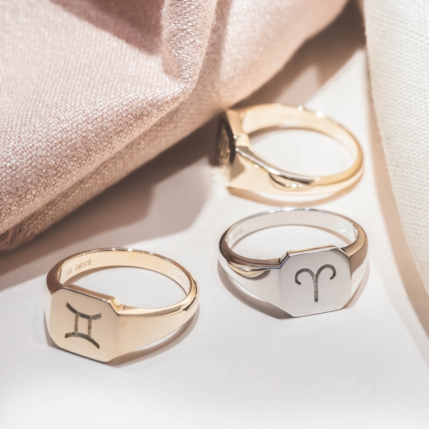 Zodiac Sign Signet Ring