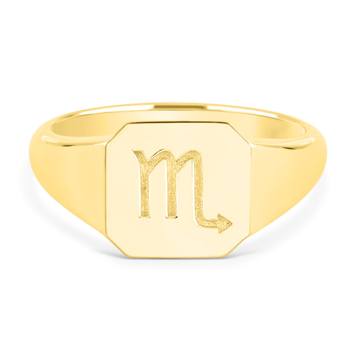 Zodiac Sign Signet Ring