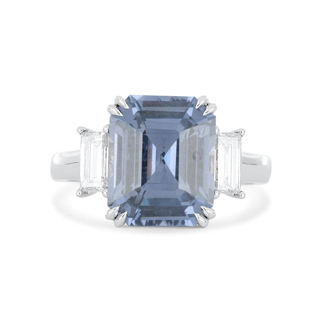Marcella Blue Grey Spinel Ring