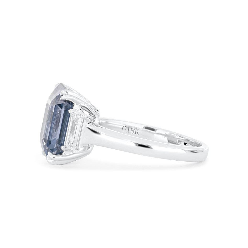Marcella Blue Grey Spinel Ring