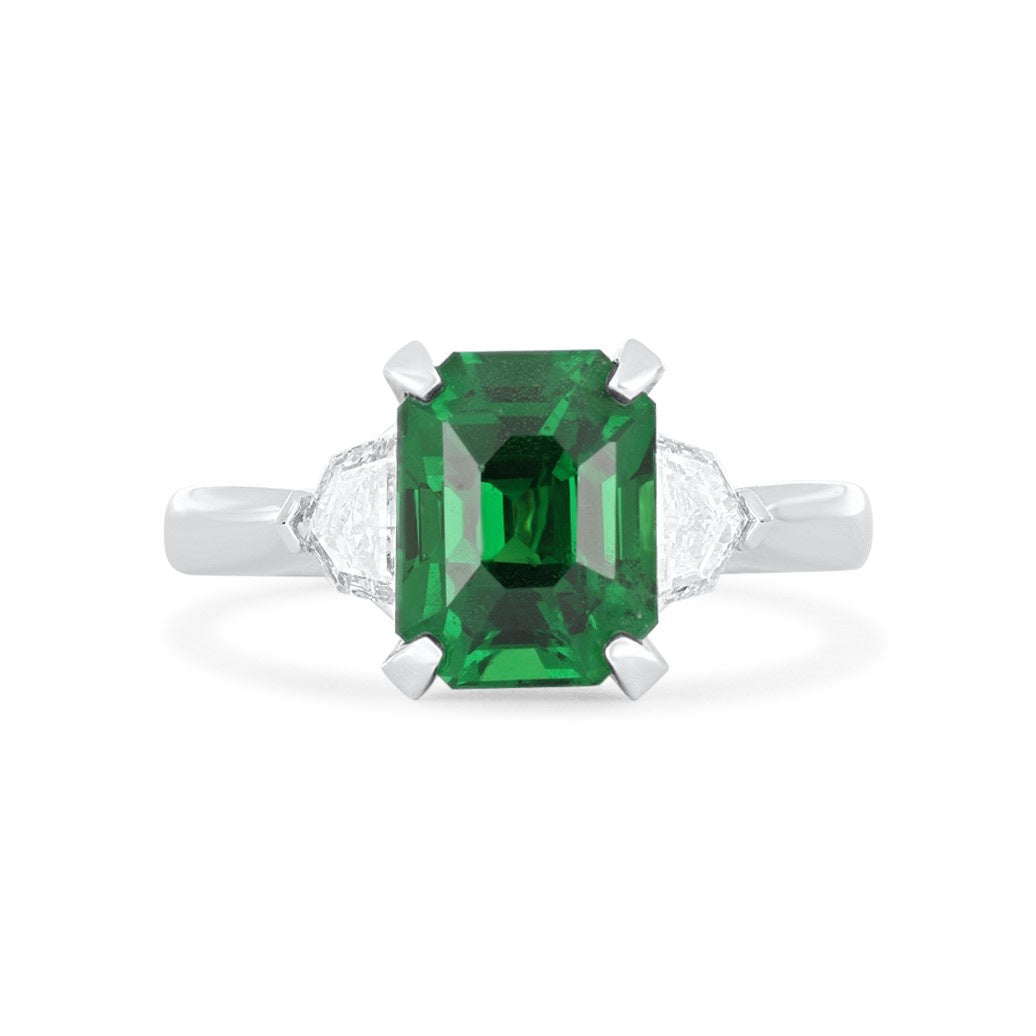 Natalia Tsavorite Garnet Ring