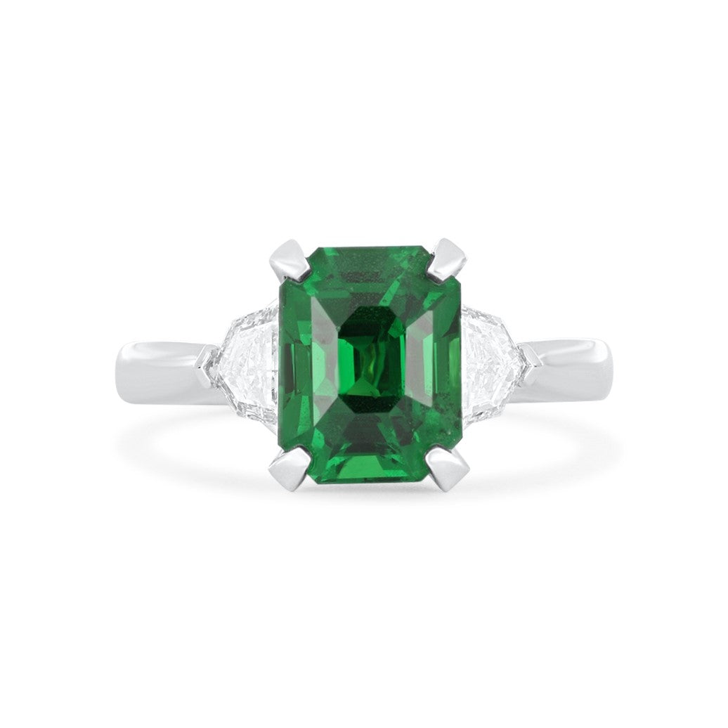 Natalia Tsavorite Garnet Ring