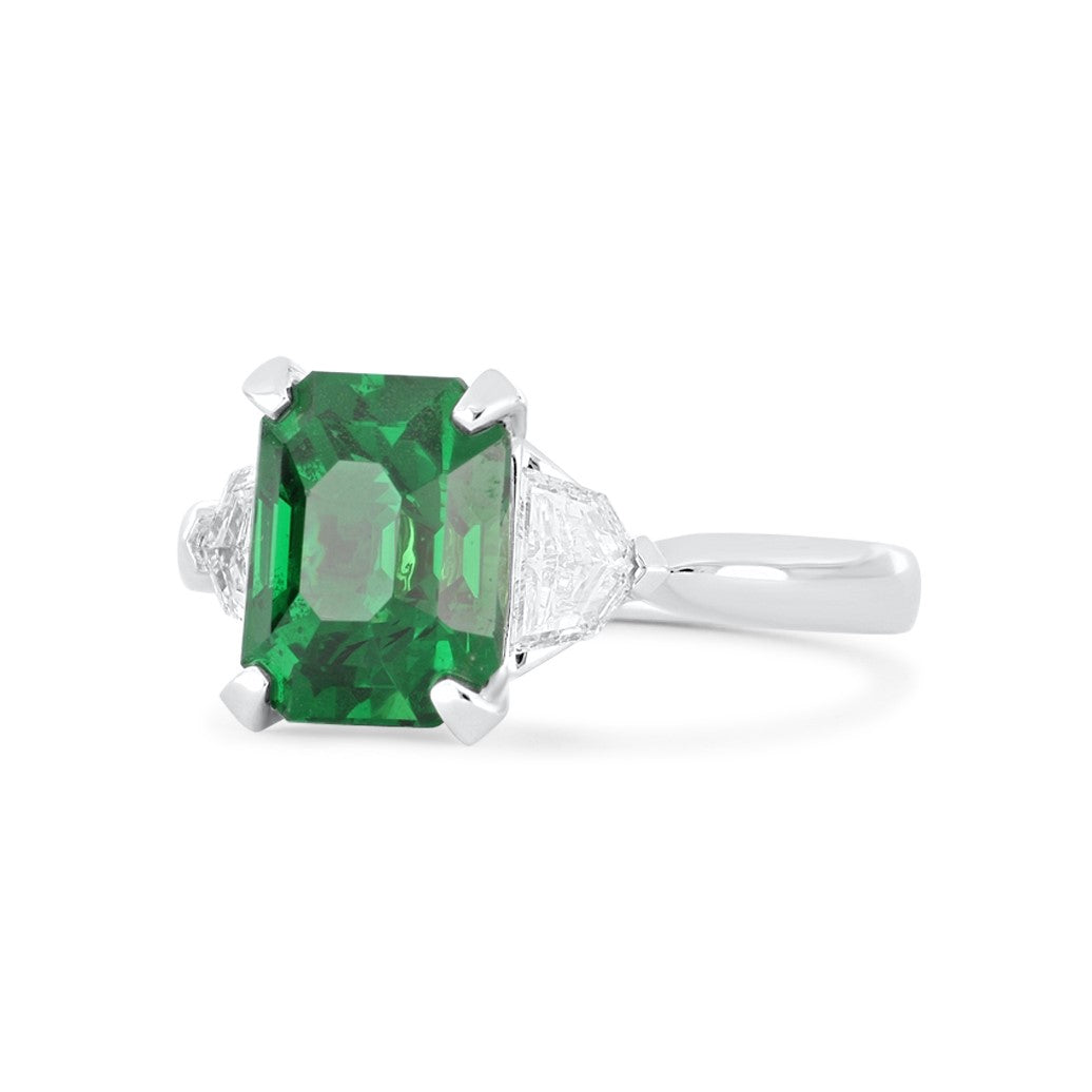 Natalia Tsavorite Garnet Ring