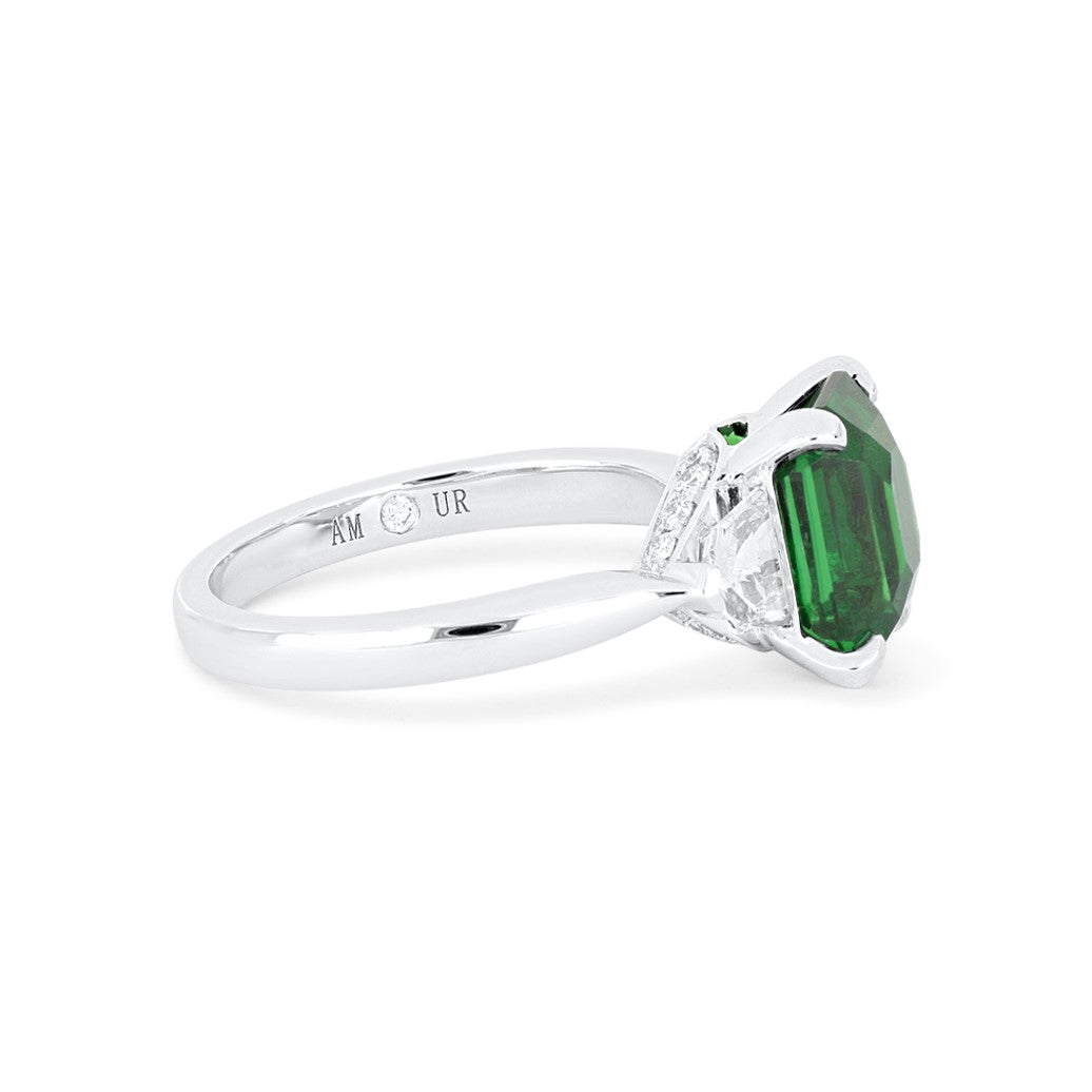 Natalia Tsavorite Garnet Ring