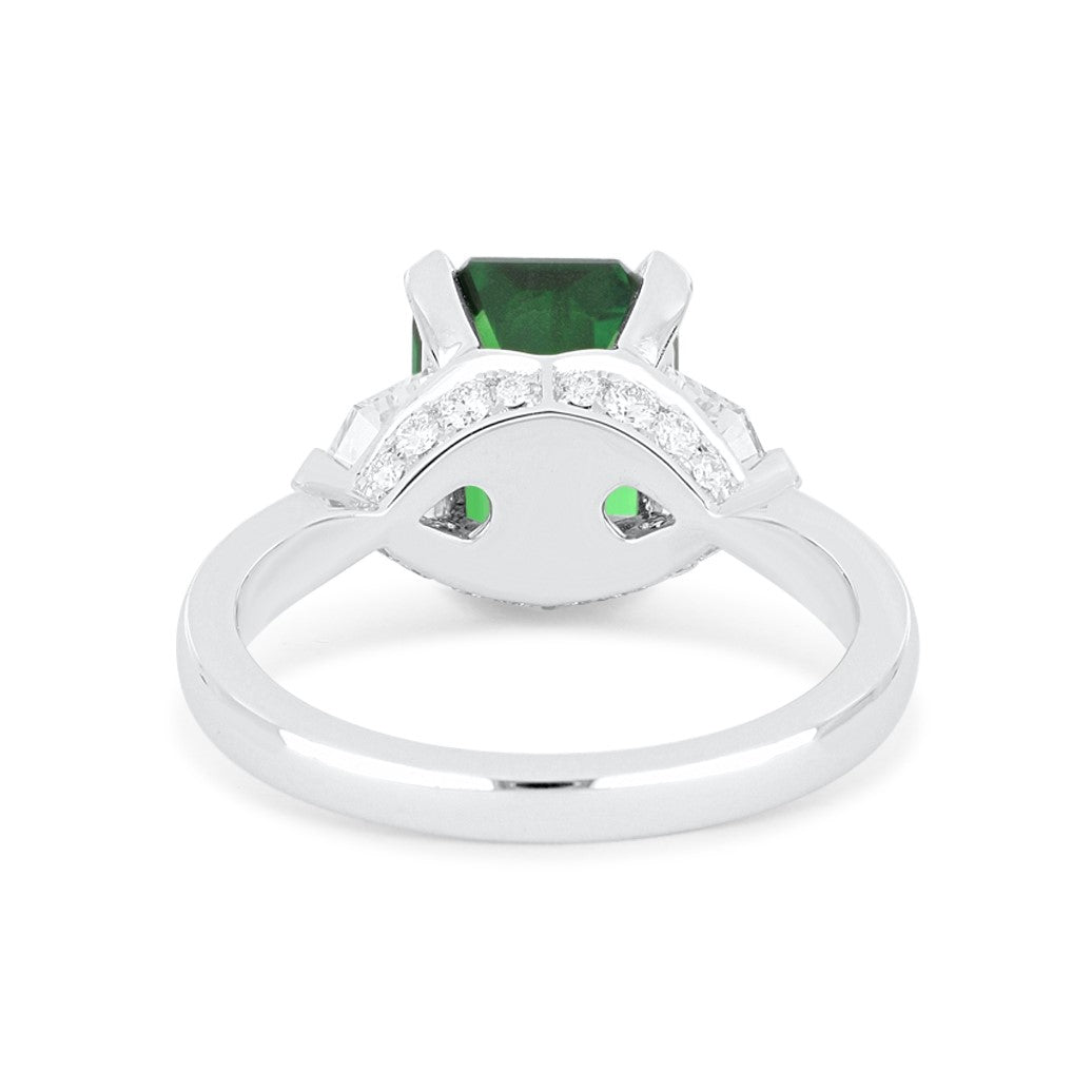 Natalia Tsavorite Garnet Ring