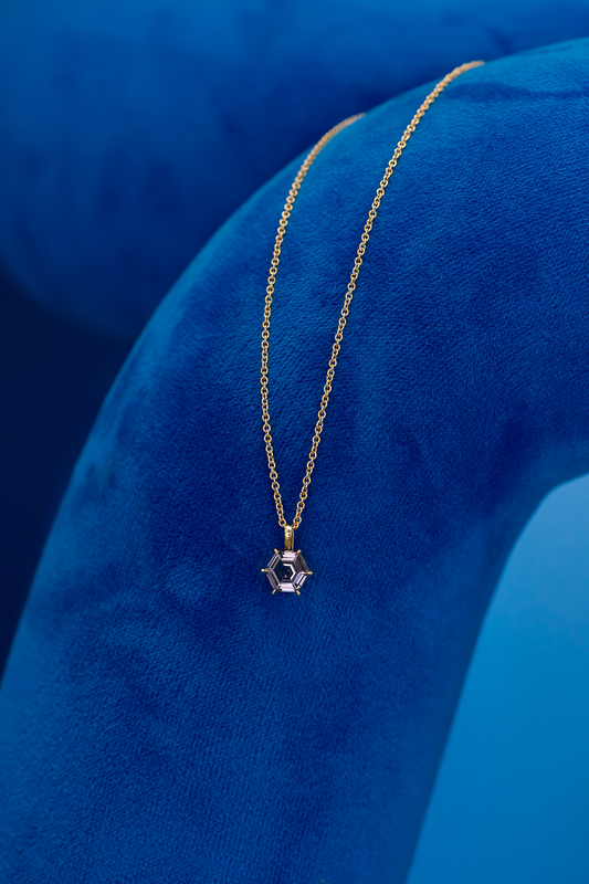 1.94ct Purple Spinel Pendant Necklace