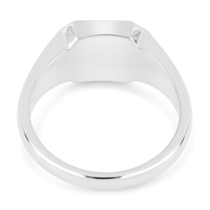 Zodiac Sign Signet Ring - Sterling Silver