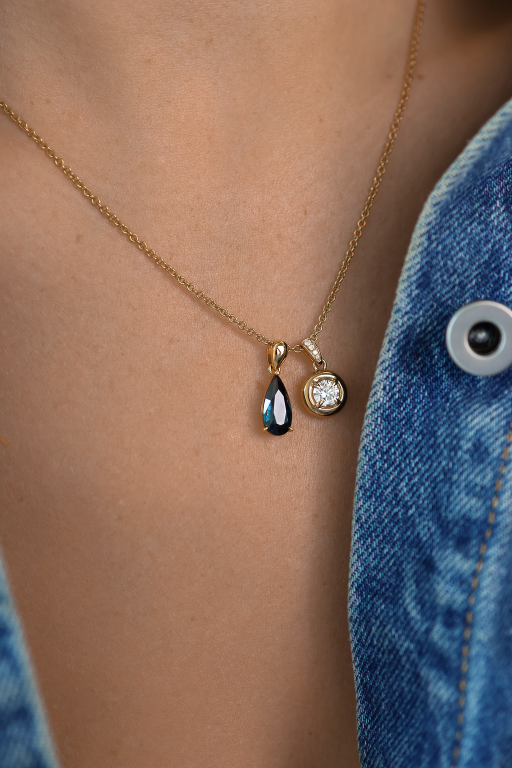 2.2ct Blue Sapphire Pendant