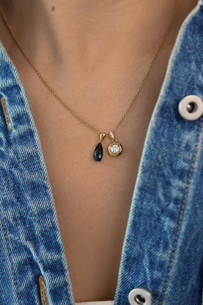 2.2ct Blue Sapphire Pendant