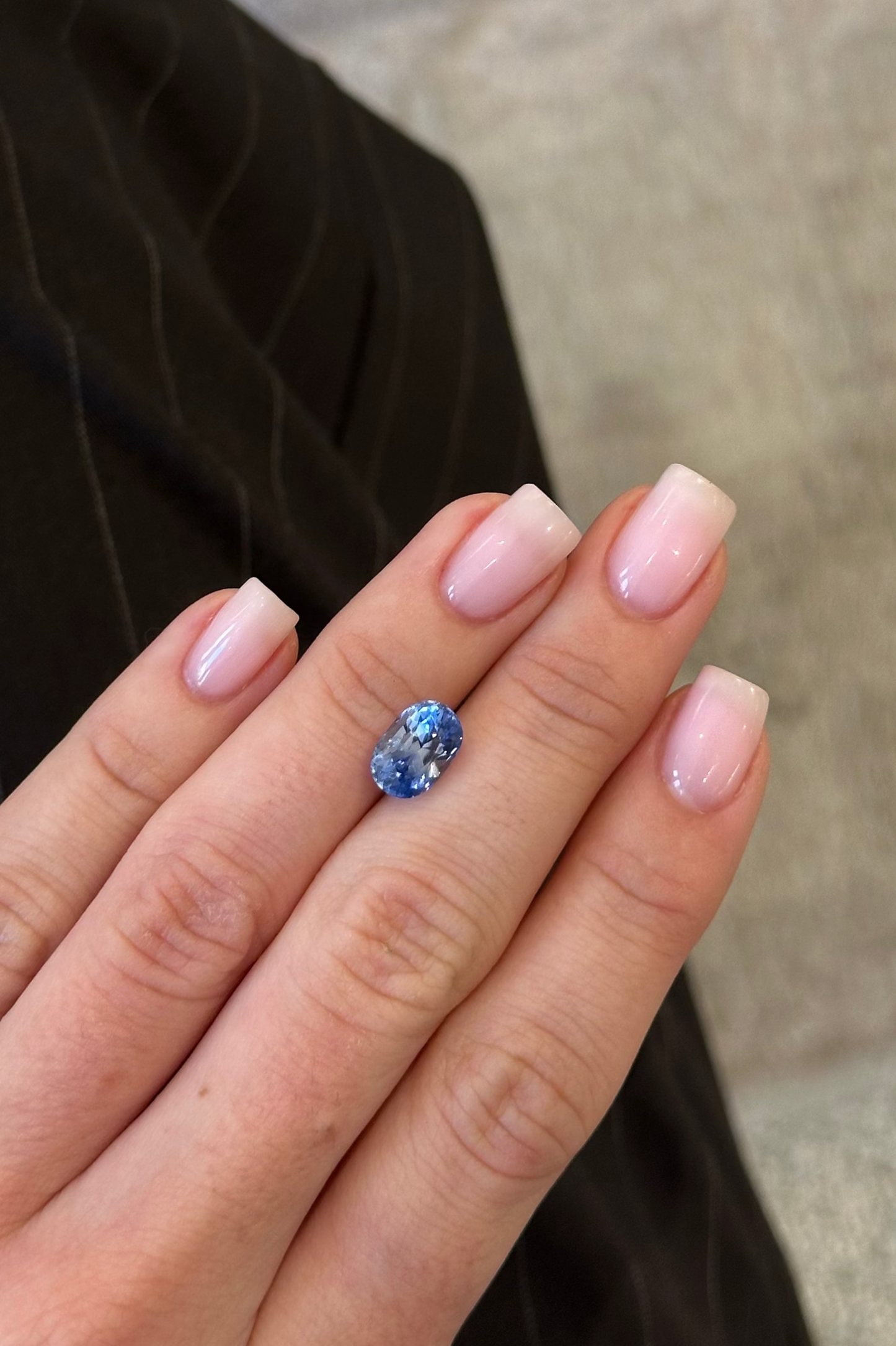 3.57ct Oval Blue Sapphire - GIA Certified