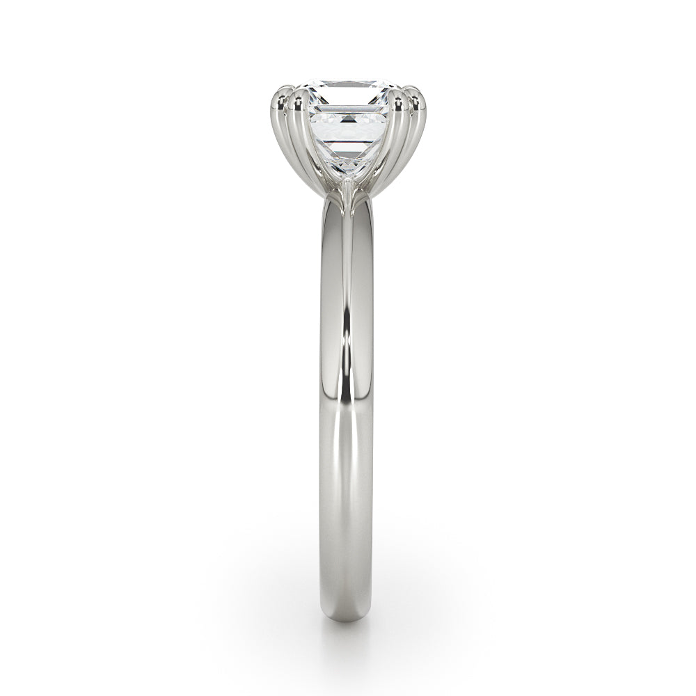 Four Double Claw Princess Cut Knife Edge