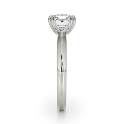 Four Double Claw Princess Cut Knife Edge