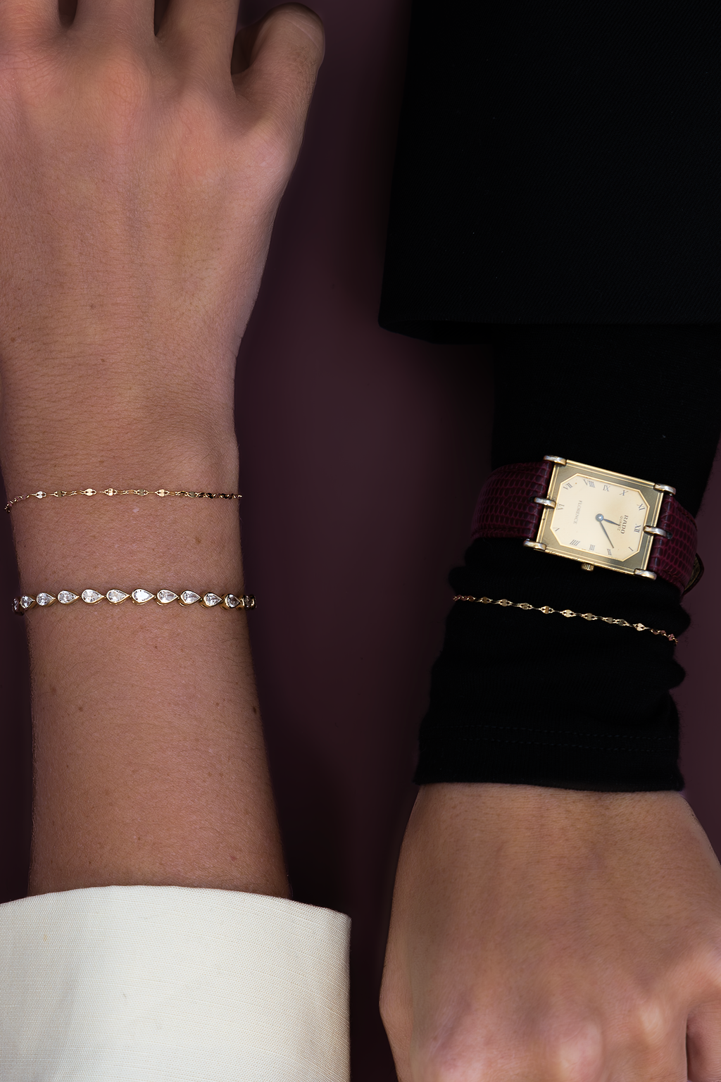 Monica Fine Chain Bracelet