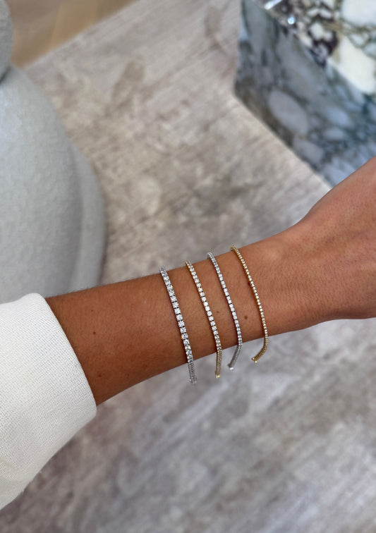 Classic Tennis Bracelet - 4 prong Setting