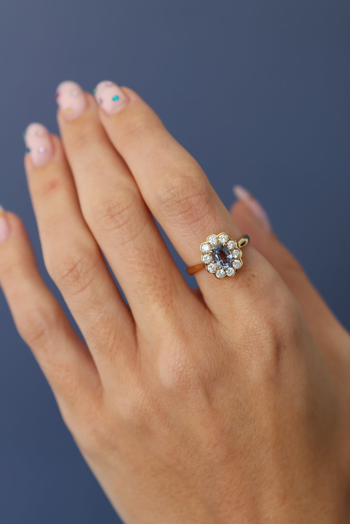 The Daisy Sapphire Ring