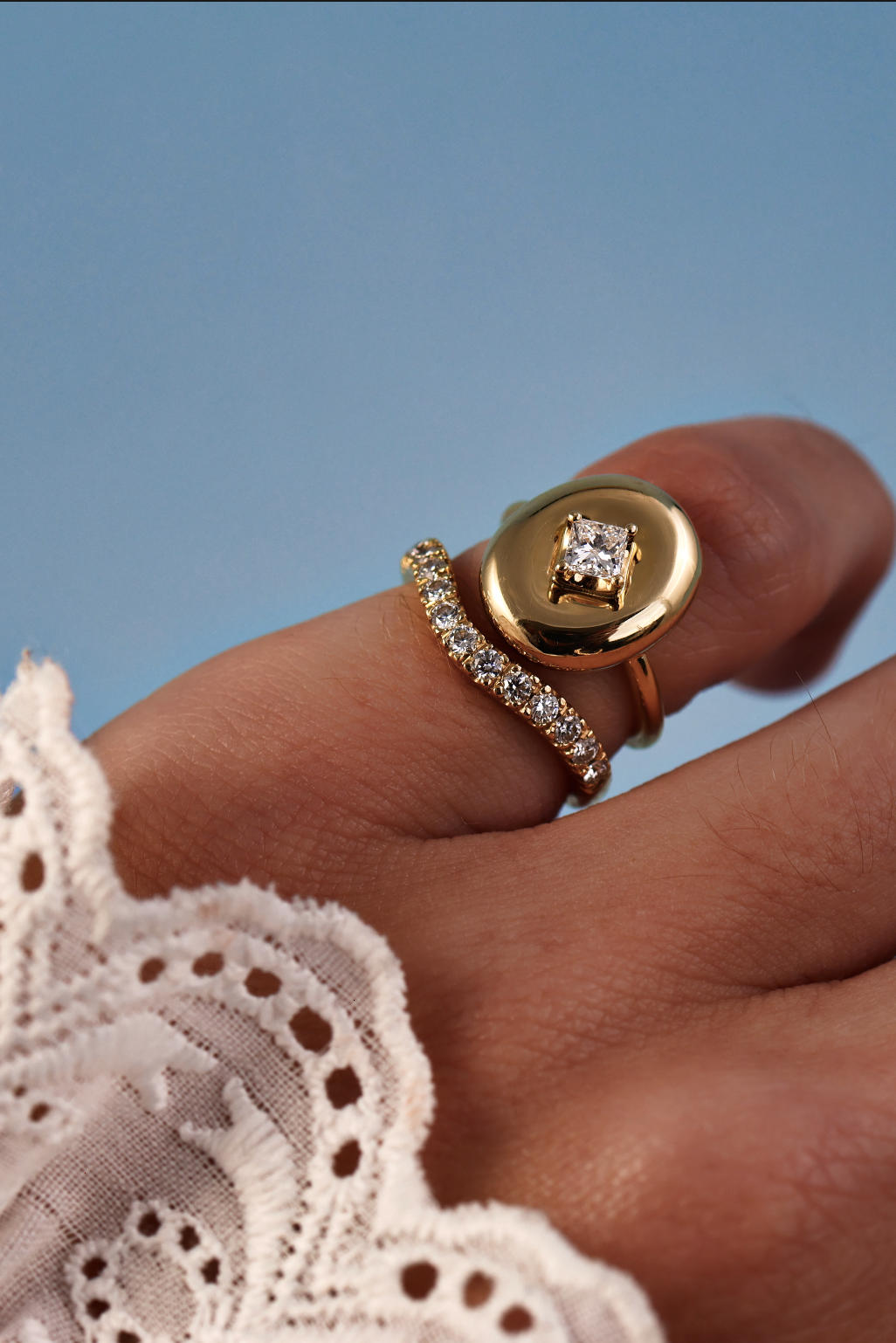 The Donut Pinky Ring
