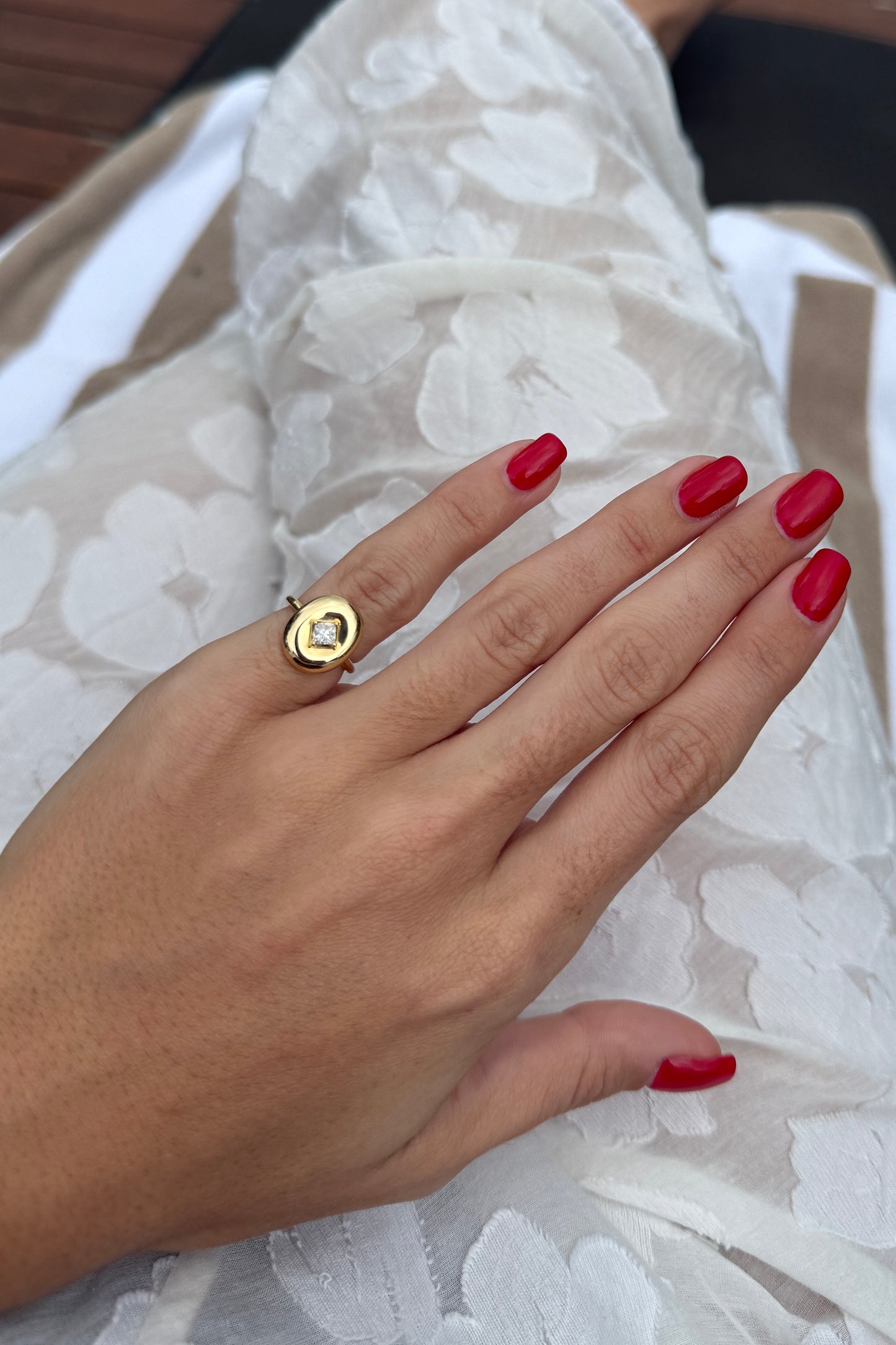 The Donut Pinky Ring