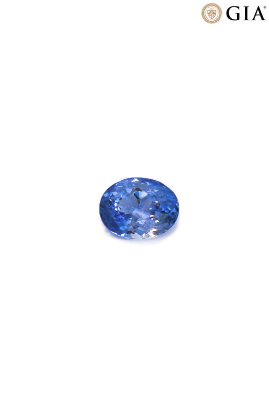 GIA 1.23ct Blue Oval Ceylon Sapphire
