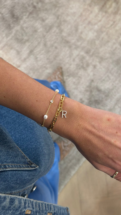 Diamond Letter Charms