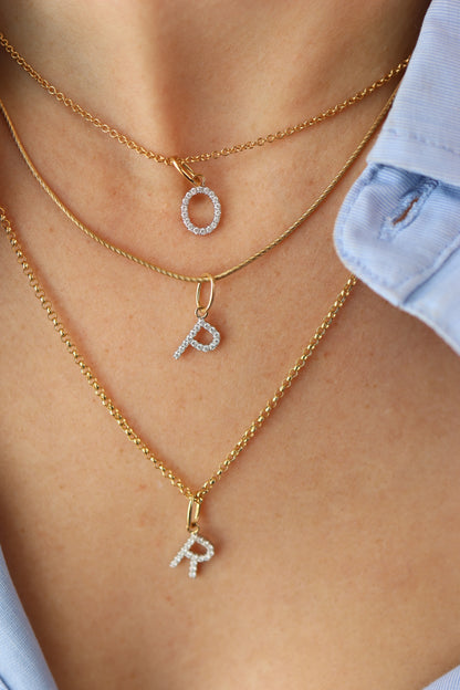 Diamond Letter Charms