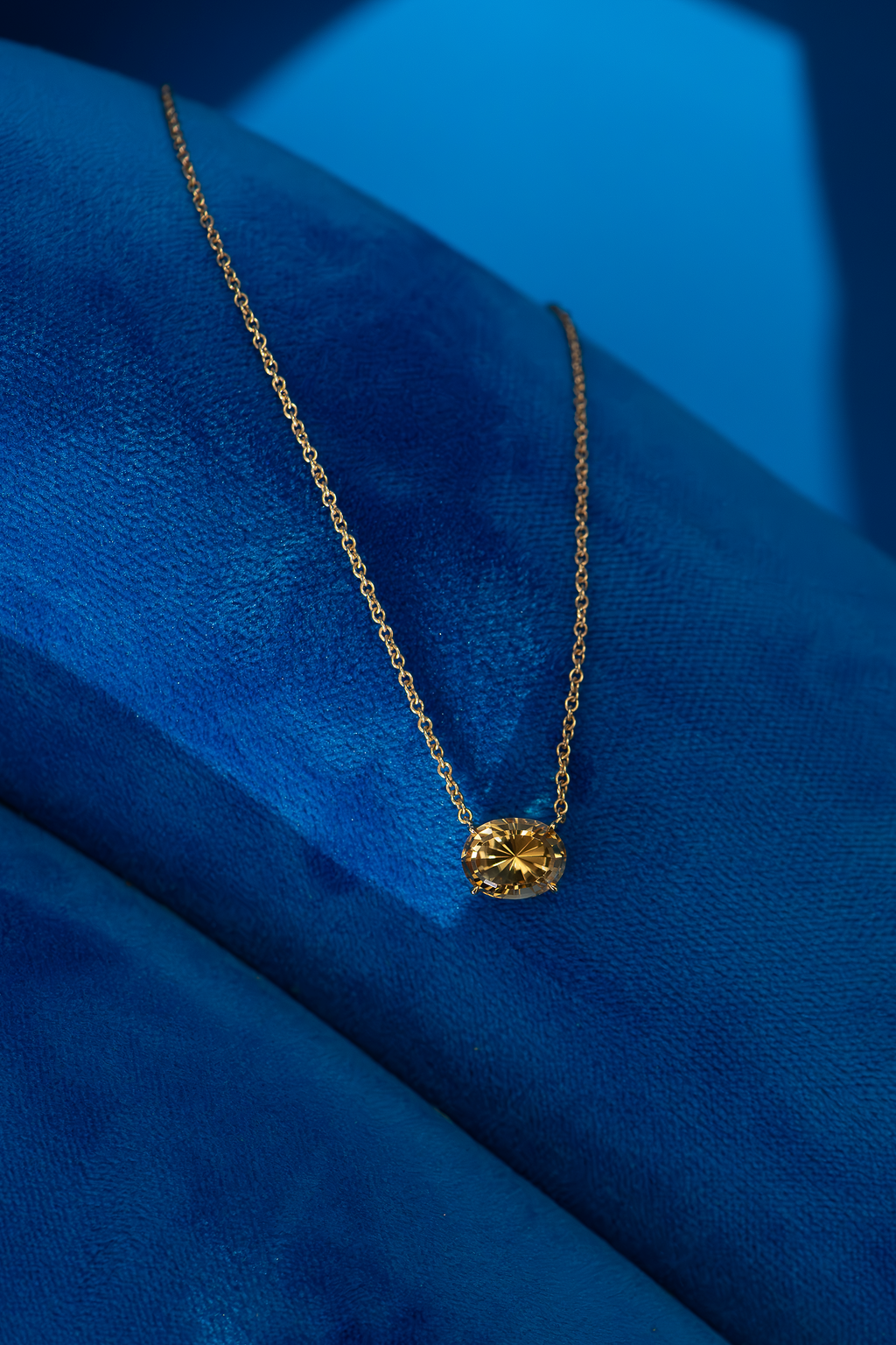 3.94CT Citrine Necklace