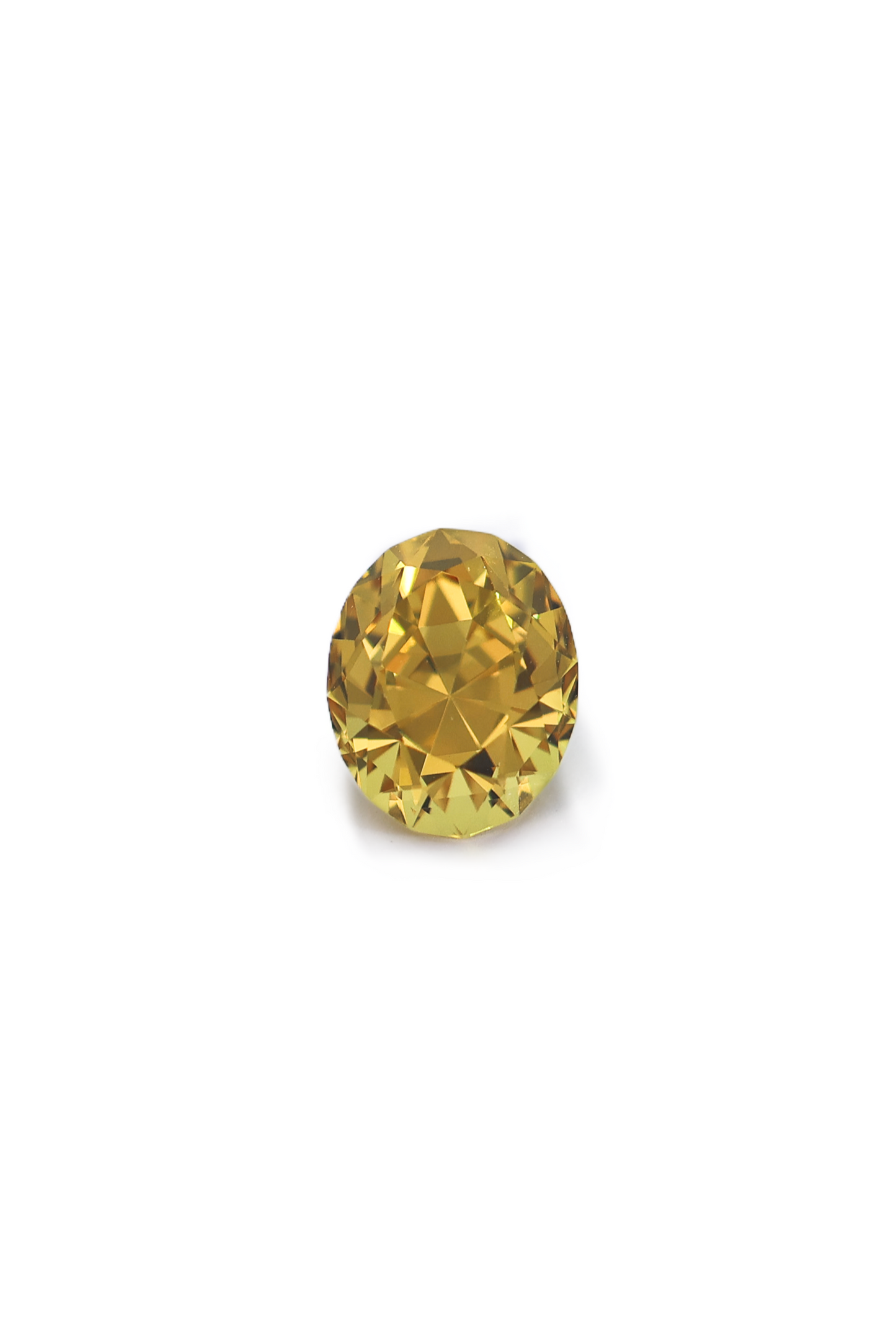 1.63ct Yellow Oval Sapphire