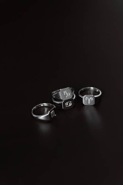 Zodiac Signet Ring