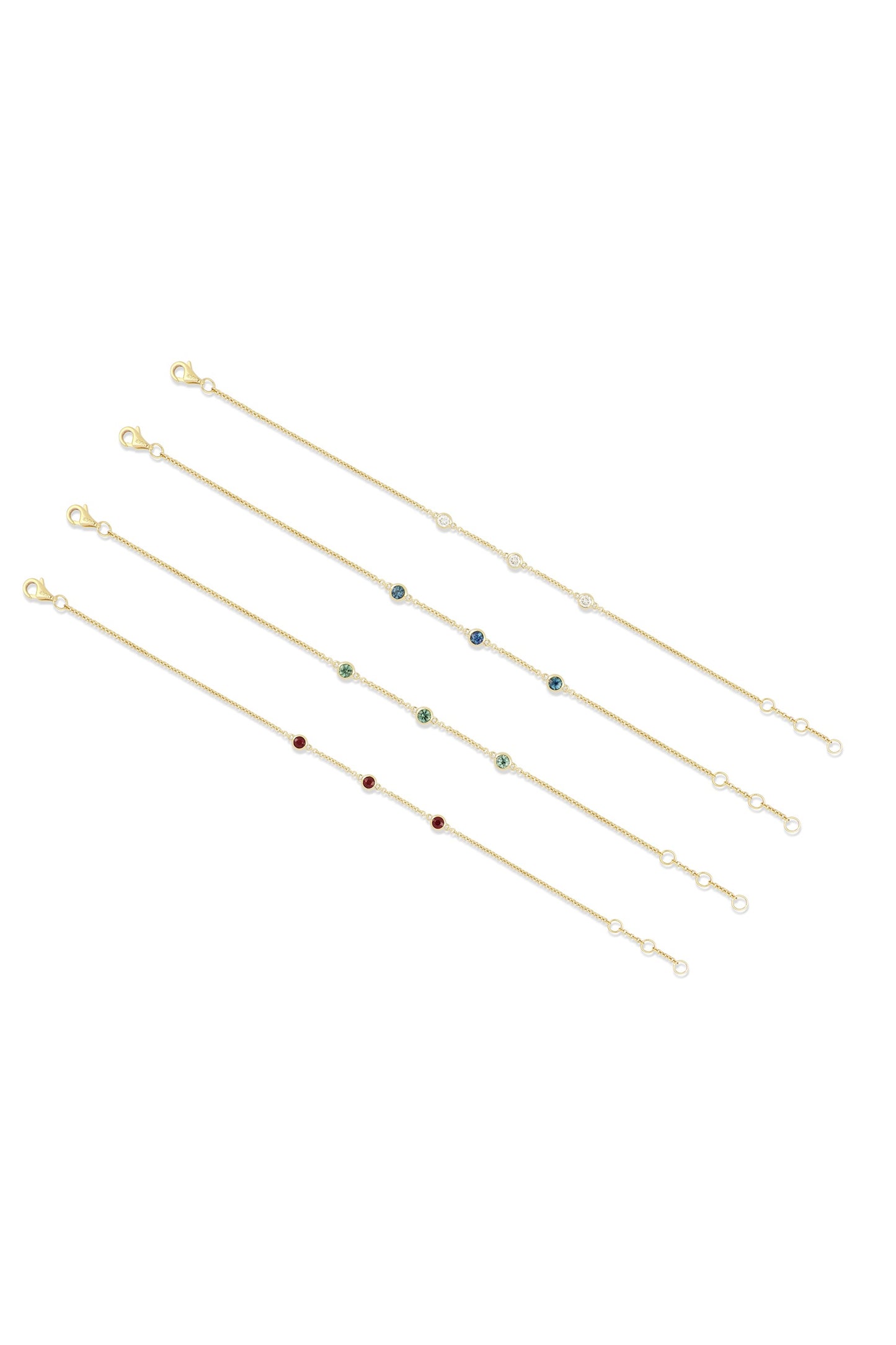 The Trio Gemstone (in Sapphire Ruby or Diamond)