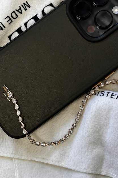 Pear Bezel Diamond Tennis Bracelet