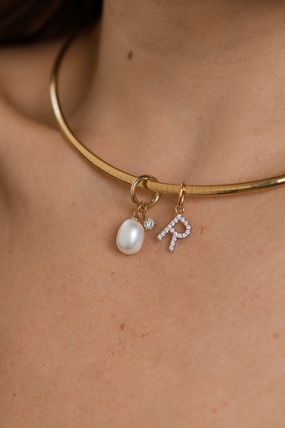 Diamond Letter Charms