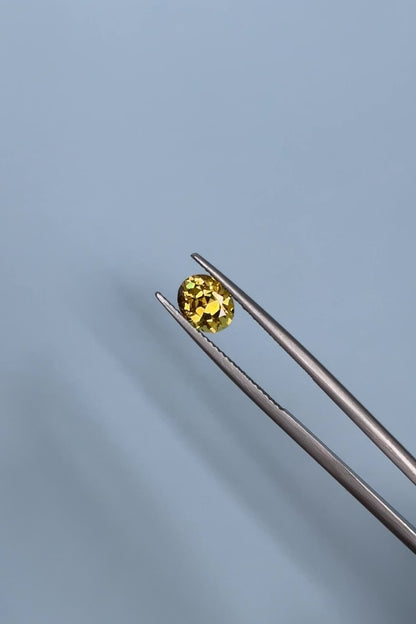 1.63ct Yellow Oval Sapphire