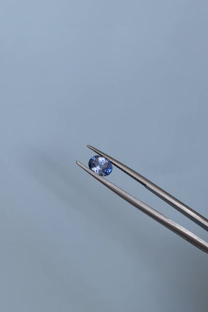 GIA 1.23ct Blue Oval Ceylon Sapphire