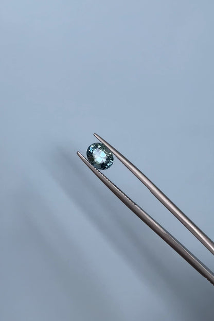 2.190ct Blue/Green Oval Sapphire GM-0784