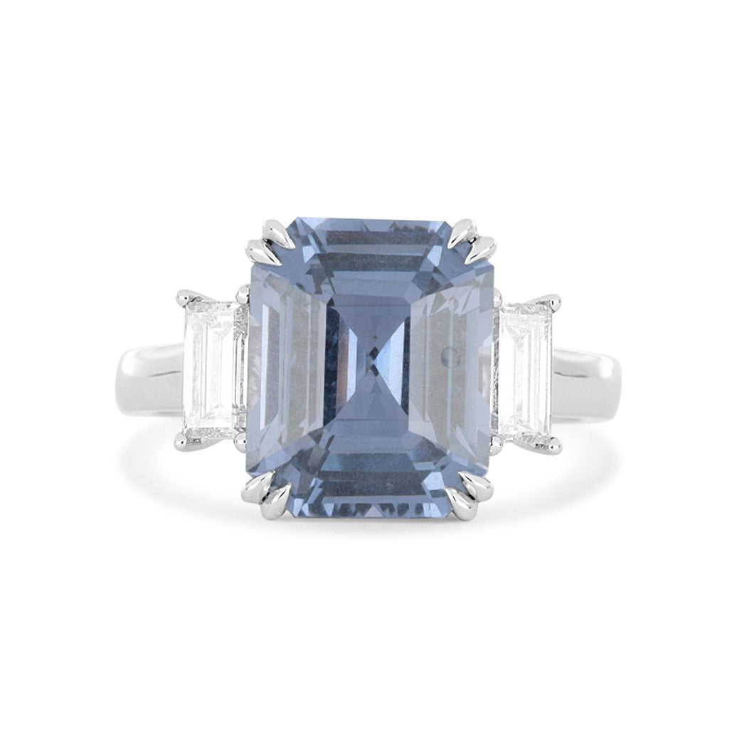Marcella Blue Grey Spinel Ring
