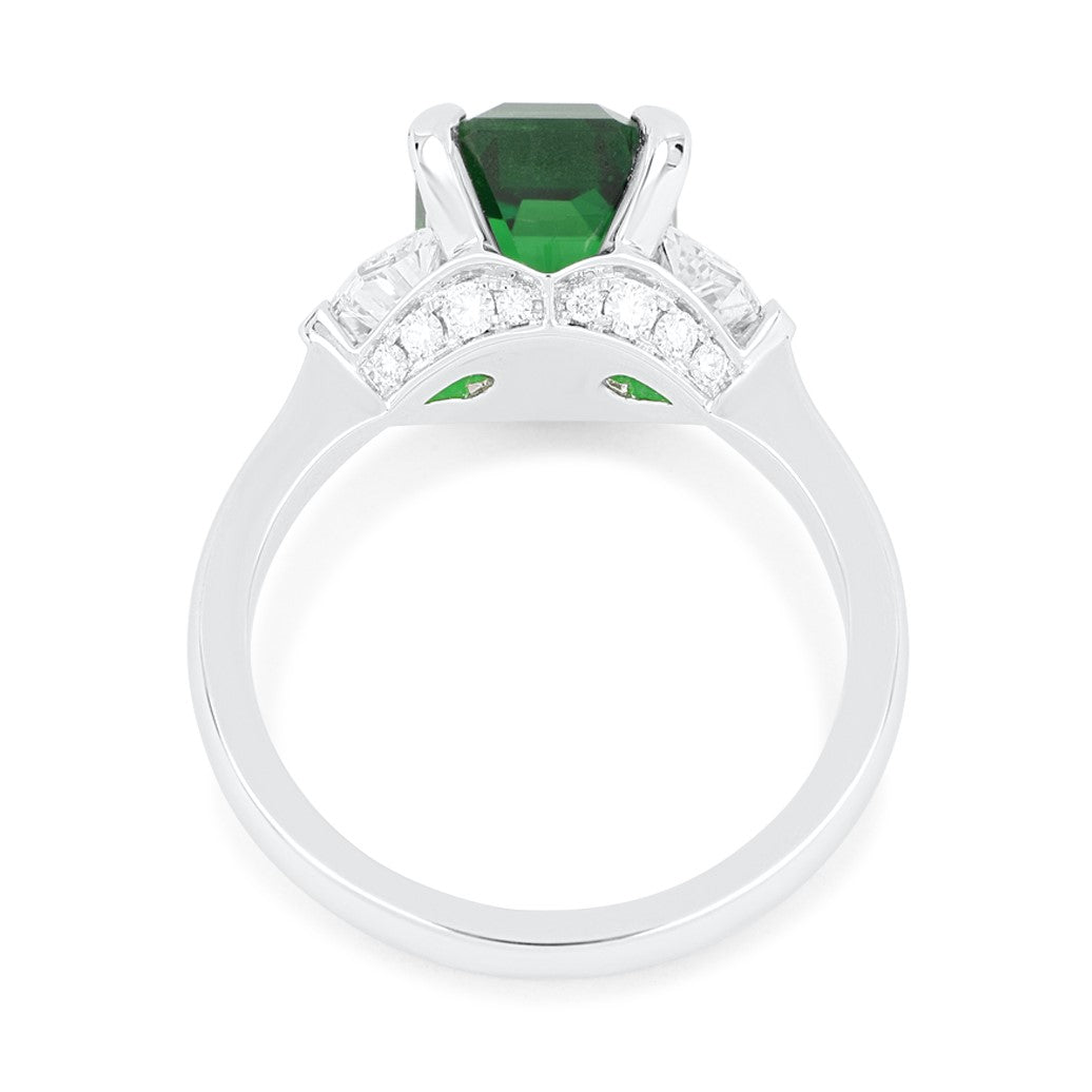 Natalia Tsavorite Garnet Ring