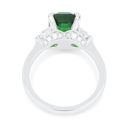 Natalia Tsavorite Garnet Ring
